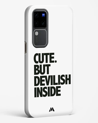 Cute But Devilish Inside Hard Case Phone Cover (Vivo)