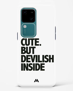 Cute But Devilish Inside Hard Case Phone Cover (Vivo)