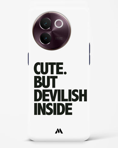 Cute But Devilish Inside Hard Case Phone Cover (Vivo)
