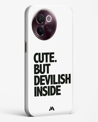 Cute But Devilish Inside Hard Case Phone Cover (Vivo)