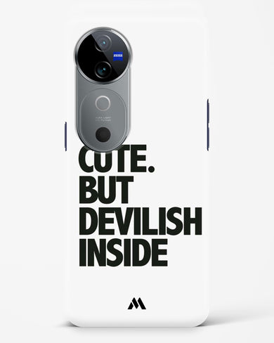 Cute But Devilish Inside Hard Case Phone Cover (Vivo)