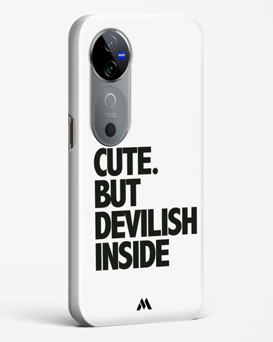 Cute But Devilish Inside Hard Case Phone Cover (Vivo)