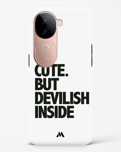 Cute But Devilish Inside Hard Case Phone Cover (Vivo)