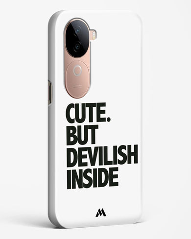 Cute But Devilish Inside Hard Case Phone Cover (Vivo)