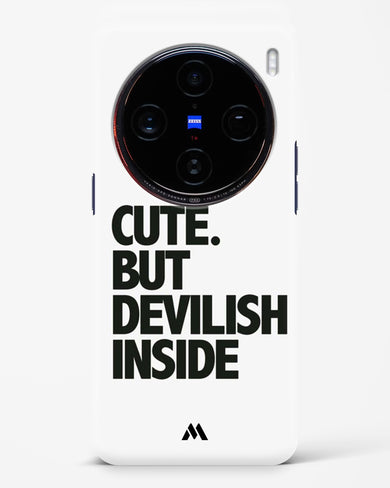 Cute But Devilish Inside Hard Case Phone Cover (Vivo)