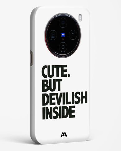 Cute But Devilish Inside Hard Case Phone Cover (Vivo)