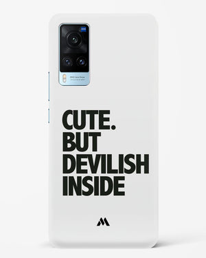 Cute But Devilish Inside Hard Case Phone Cover-(Vivo)