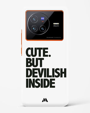 Cute But Devilish Inside Hard Case Phone Cover-(Vivo)