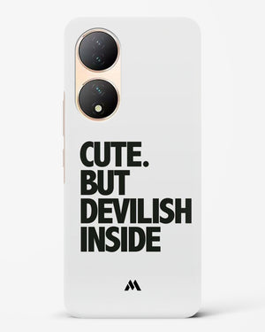 Cute But Devilish Inside Hard Case Phone Cover (Vivo)