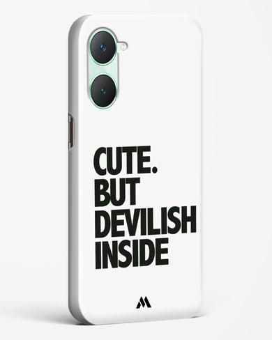 Cute But Devilish Inside Hard Case Phone Cover (Vivo)