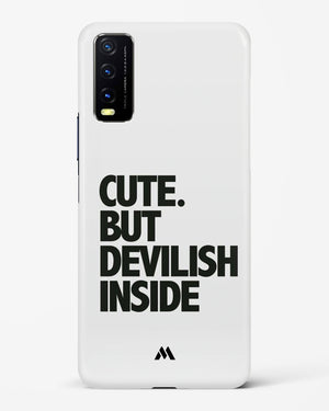 Cute But Devilish Inside Hard Case Phone Cover (Vivo)