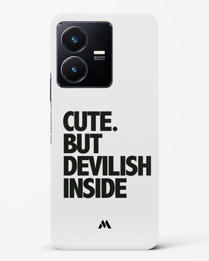 Cute But Devilish Inside Hard Case Phone Cover-(Vivo)