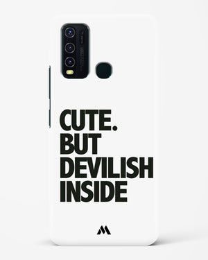 Cute But Devilish Inside Hard Case Phone Cover-(Vivo)