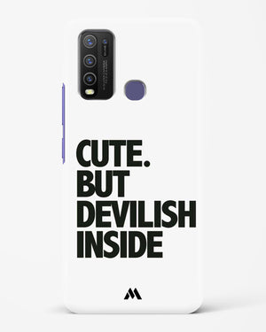 Cute But Devilish Inside Hard Case Phone Cover-(Vivo)