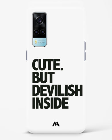 Cute But Devilish Inside Hard Case Phone Cover (Vivo)