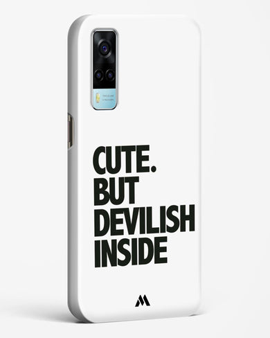 Cute But Devilish Inside Hard Case Phone Cover (Vivo)