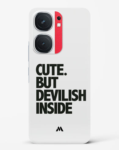 Cute But Devilish Inside Hard Case Phone Cover (Vivo)