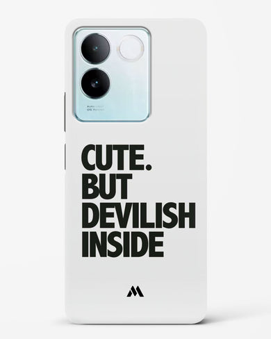 Cute But Devilish Inside Hard Case Phone Cover (Vivo)