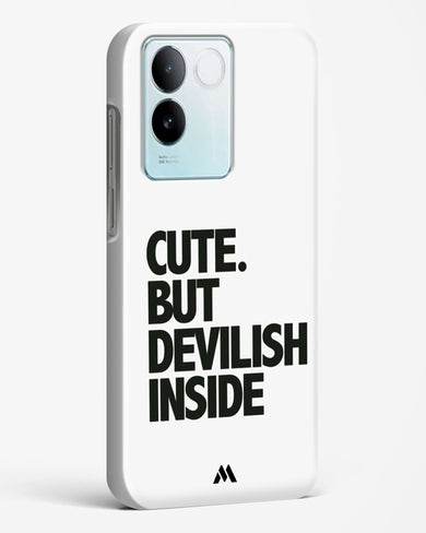Cute But Devilish Inside Hard Case Phone Cover (Vivo)