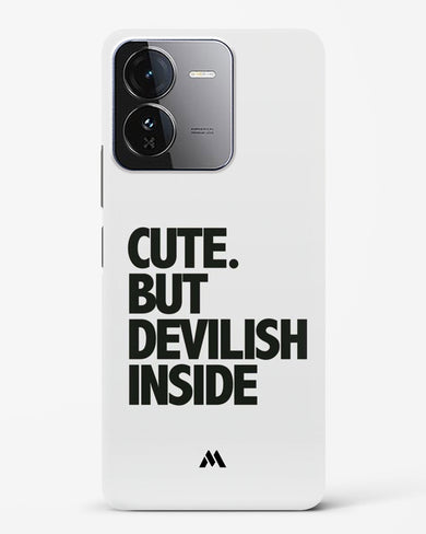 Cute But Devilish Inside Hard Case Phone Cover (Vivo)