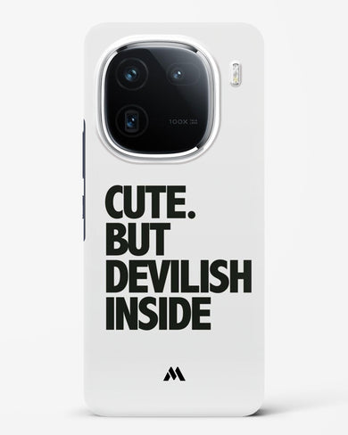 Cute But Devilish Inside Hard Case Phone Cover (Vivo)