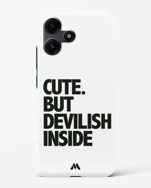 Cute But Devilish Inside Hard Case Phone Cover (Xiaomi)