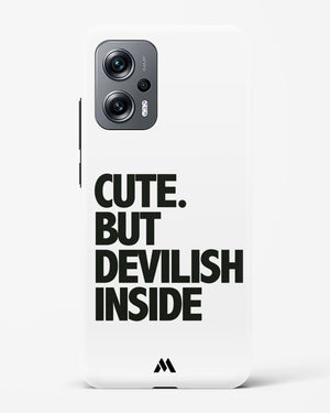 Cute But Devilish Inside Hard Case Phone Cover (Xiaomi)