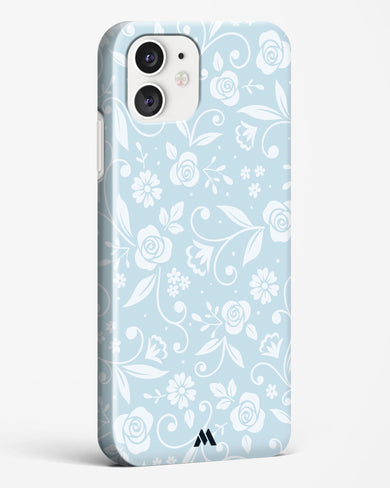 Floral Blue Zephyrs Hard Case Phone Cover-(Apple)