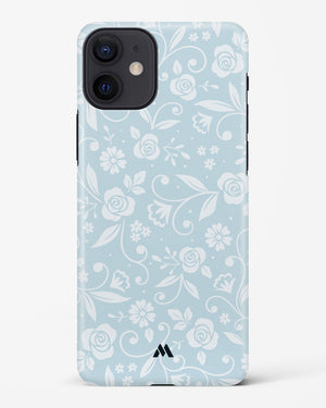 Floral Blue Zephyrs Hard Case iPhone 12 Mini