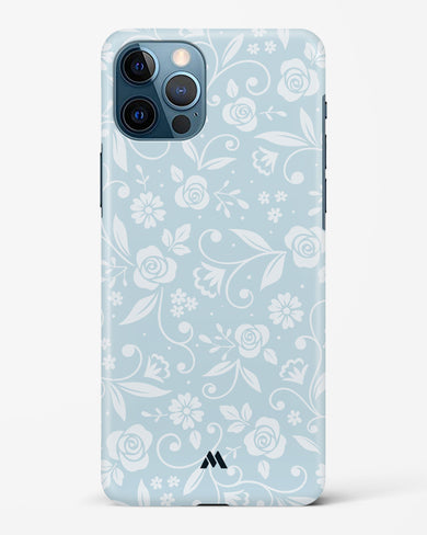 Floral Blue Zephyrs Hard Case Phone Cover-(Apple)