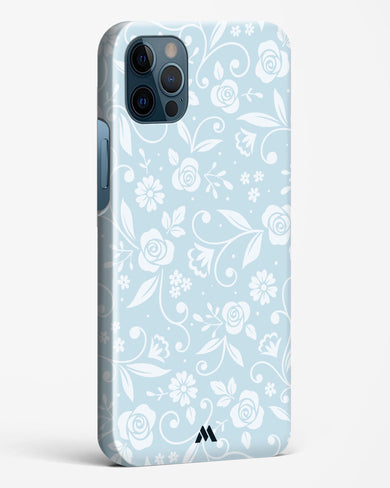 Floral Blue Zephyrs Hard Case Phone Cover-(Apple)