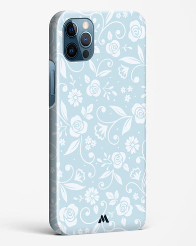 Floral Blue Zephyrs Hard Case Phone Cover-(Apple)