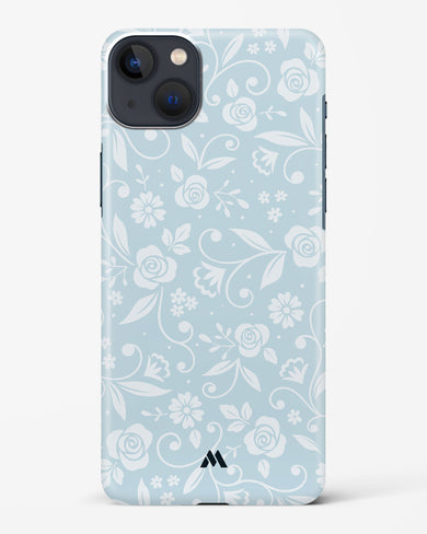 Floral Blue Zephyrs Hard Case Phone Cover-(Apple)