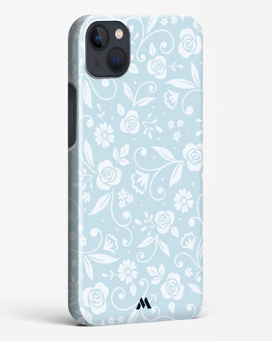 Floral Blue Zephyrs Hard Case Phone Cover-(Apple)