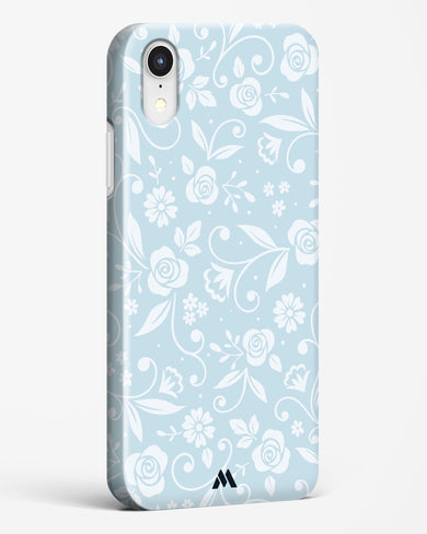 Floral Blue Zephyrs Hard Case Phone Cover-(Apple)