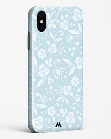 Floral Blue Zephyrs Hard Case Phone Cover-(Apple)