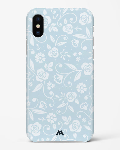 Floral Blue Zephyrs Hard Case Phone Cover-(Apple)