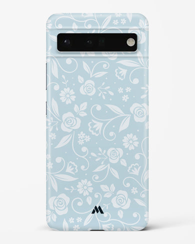 Floral Blue Zephyrs Hard Case Phone Cover-(Google)