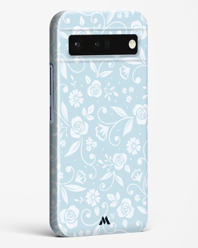 Floral Blue Zephyrs Hard Case Phone Cover-(Google)