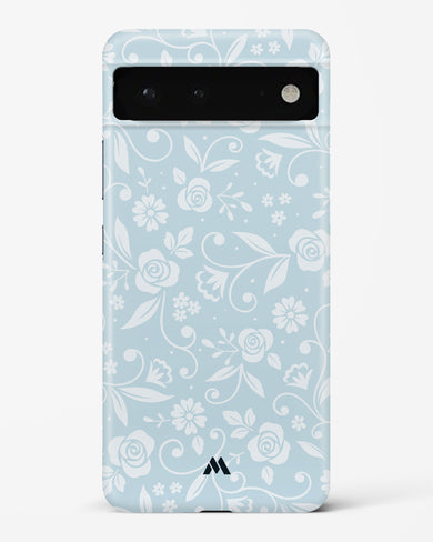 Floral Blue Zephyrs Hard Case Phone Cover-(Google)