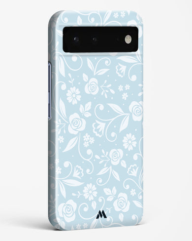 Floral Blue Zephyrs Hard Case Phone Cover-(Google)