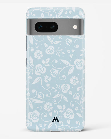 Floral Blue Zephyrs Hard Case Phone Cover-(Google)