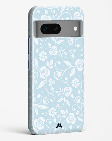 Floral Blue Zephyrs Hard Case Phone Cover-(Google)