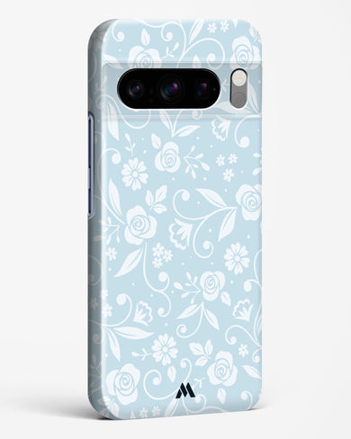 Floral Blue Zephyrs Hard Case Phone Cover-(Google)