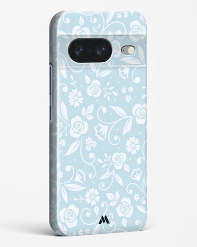 Floral Blue Zephyrs Hard Case Phone Cover-(Google)