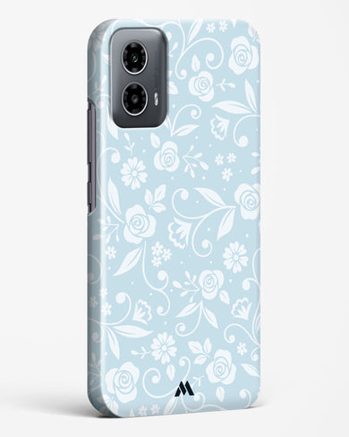 Floral Blue Zephyrs Hard Case Phone Cover (Motorola)