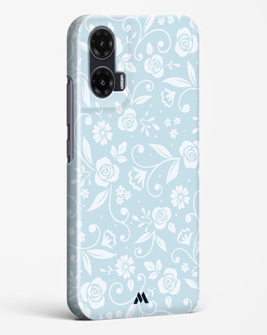 Floral Blue Zephyrs Hard Case Phone Cover (Motorola)