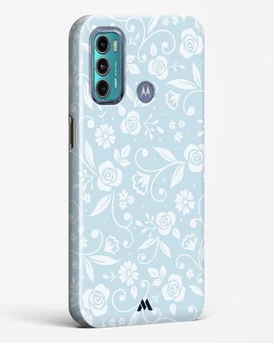 Floral Blue Zephyrs Hard Case Phone Cover (Motorola)