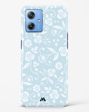 Floral Blue Zephyrs Hard Case Phone Cover (Motorola)