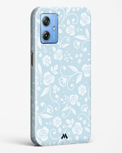 Floral Blue Zephyrs Hard Case Phone Cover (Motorola)